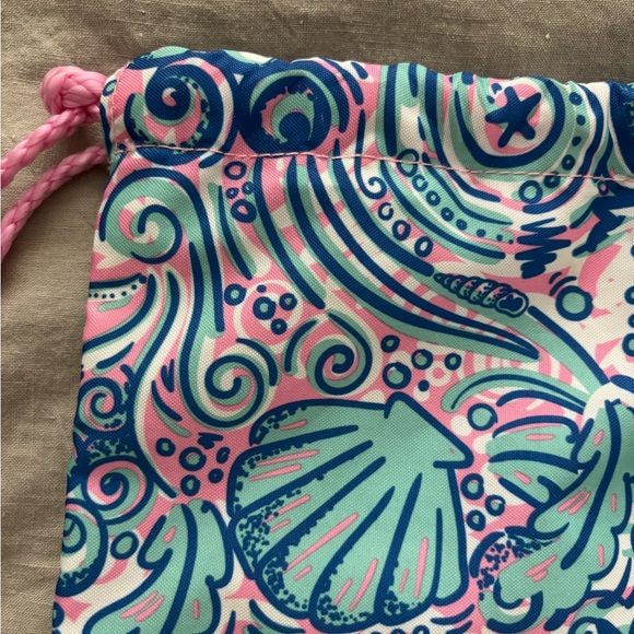 Simply Southern Pink and Blue Seashell Backpack - Picture 8 of 9